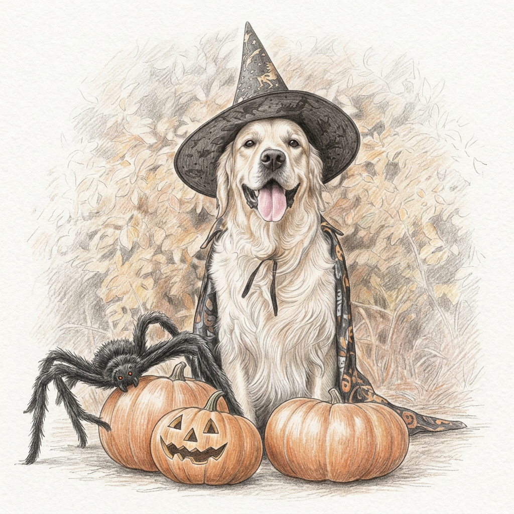 Halloween drawing