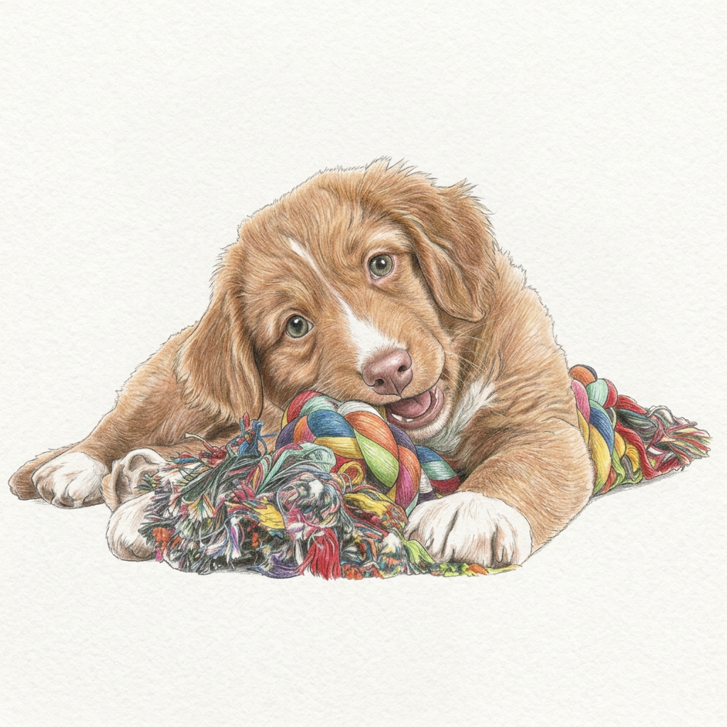 Dog Toys drawing