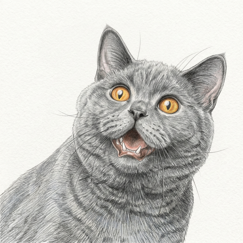 Cat collection drawing
