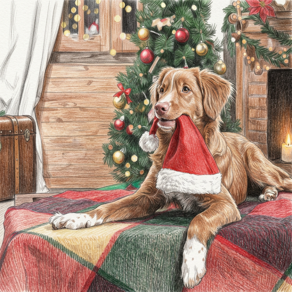 Christmas drawing