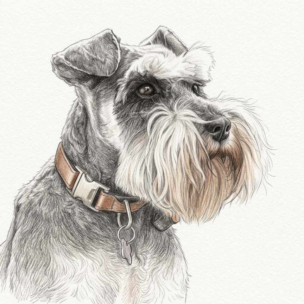 Dog collection drawing preview