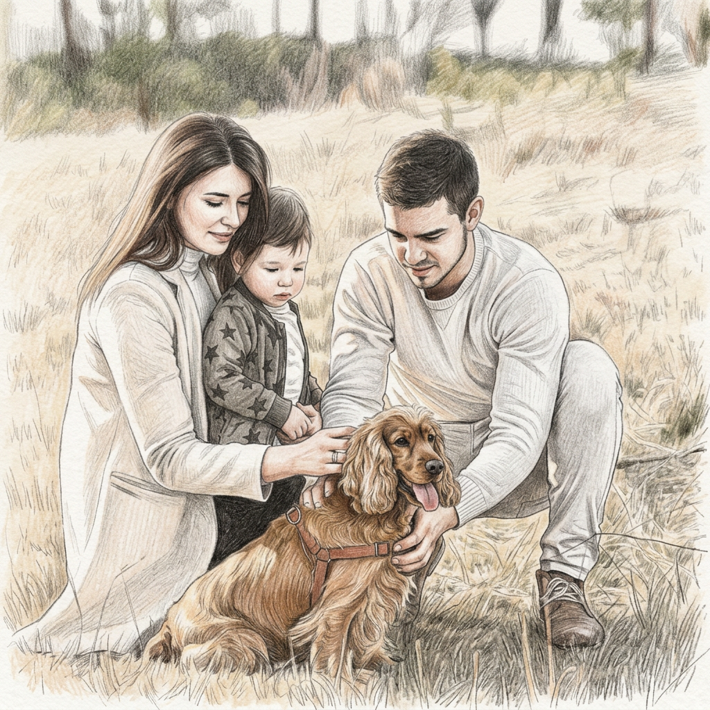 Pet Parents drawing