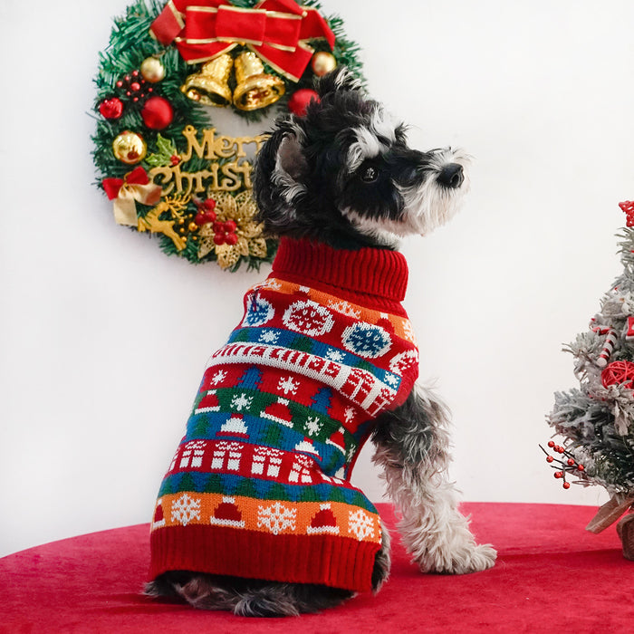 Pet Christmas Turtleneck Sweater