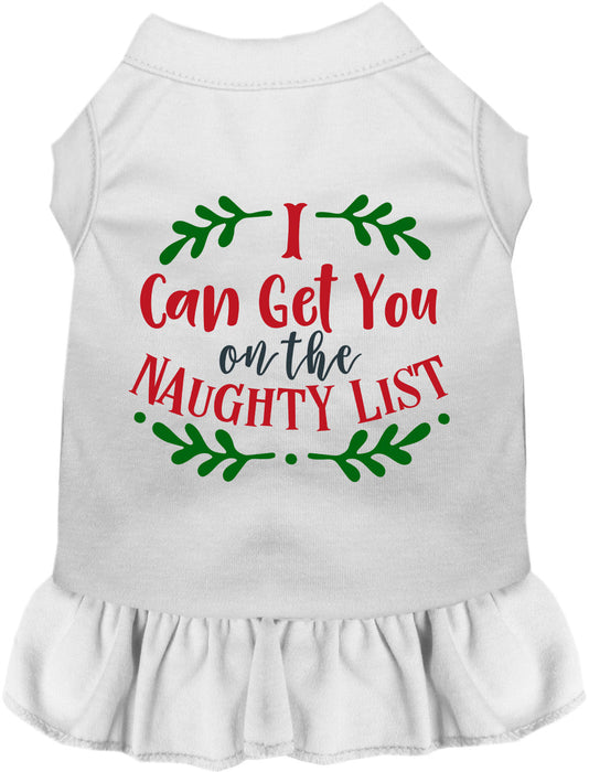 Can Get You on the List Christmas Pet Dress
