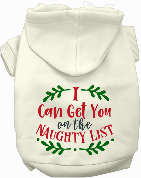 Can Get You on the List Christmas Pet Hoodie