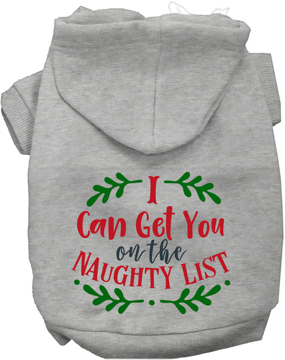 Can Get You on the List Christmas Pet Hoodie