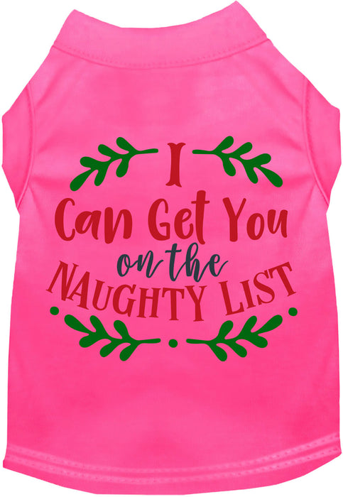 Can Get You on the List Christmas Pet Shirt