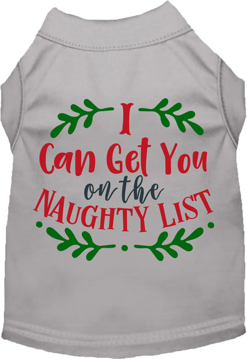Can Get You on the List Christmas Pet Shirt