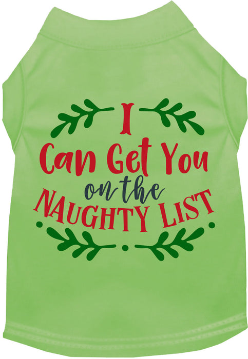 Can Get You on the List Christmas Pet Shirt