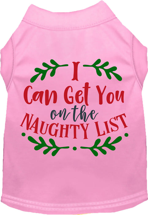Can Get You on the List Christmas Pet Shirt