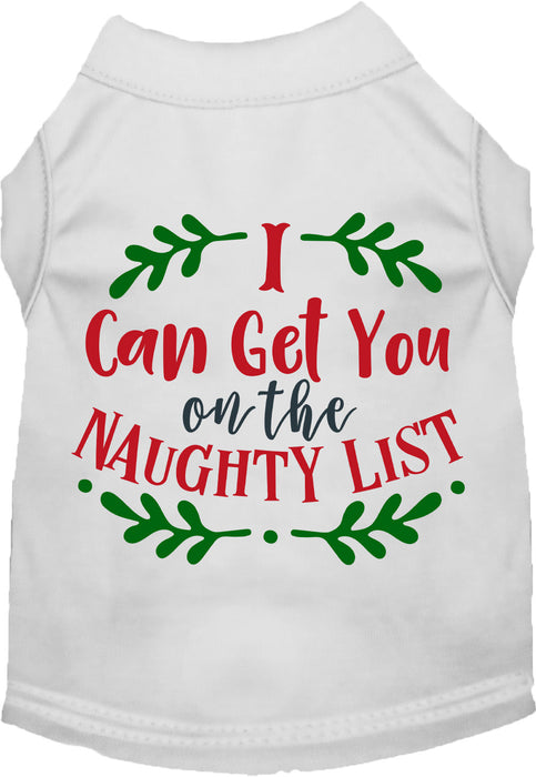 Can Get You on the List Christmas Pet Shirt