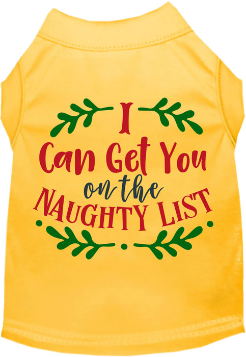 Can Get You on the List Christmas Pet Shirt