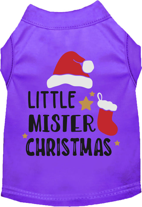 Little Mister Christmas Pet Shirt