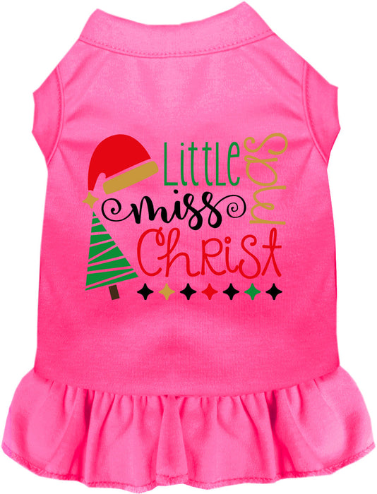 Little Miss Christmas Pet Dress