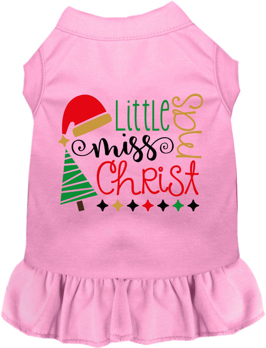 Little Miss Christmas Pet Dress
