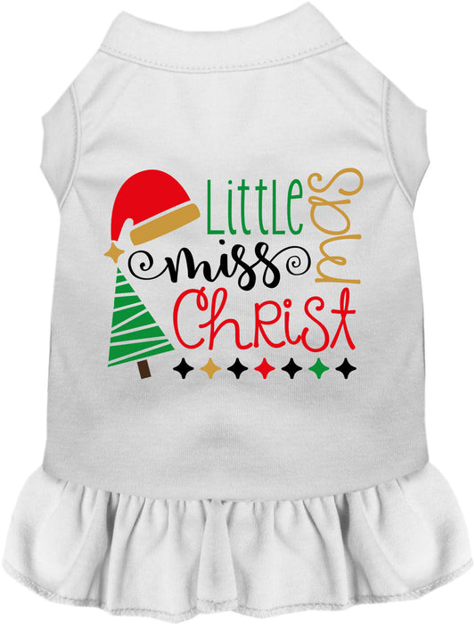 Little Miss Christmas Pet Dress