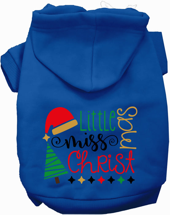 Little Miss Christmas Pet Hoodie
