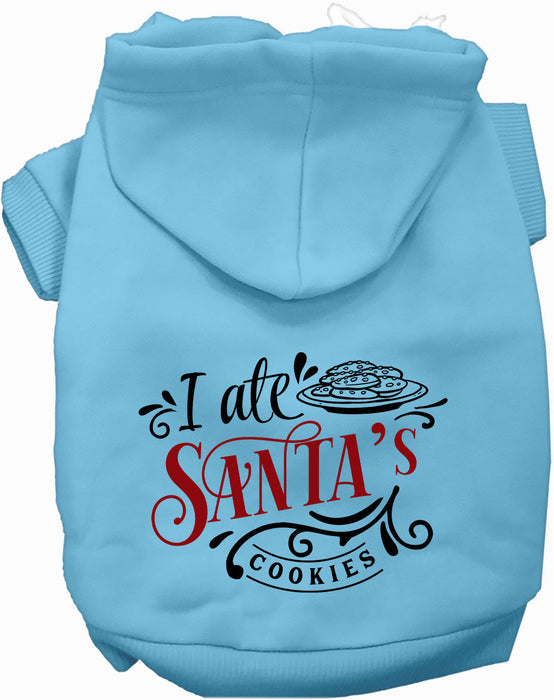 I Ate Santa's Cookies Pet Hoodie