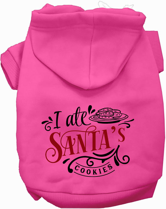 I Ate Santa's Cookies Pet Hoodie