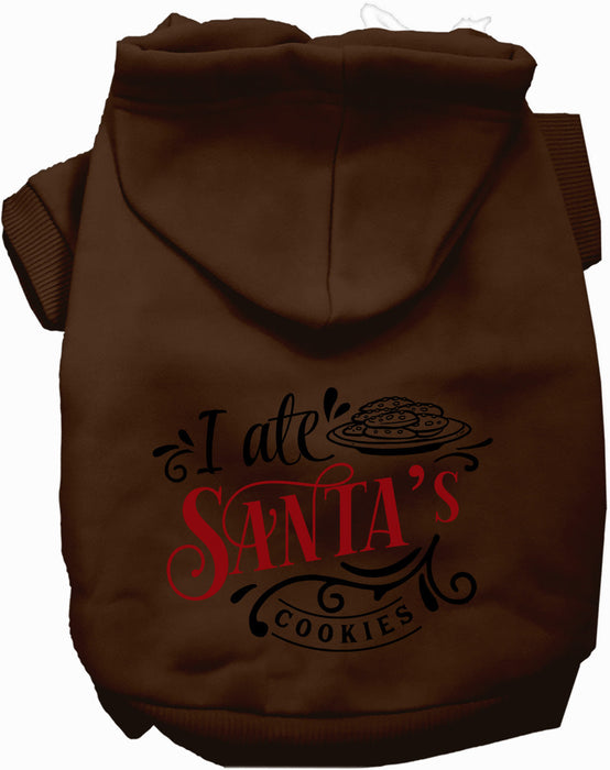 I Ate Santa's Cookies Pet Hoodie