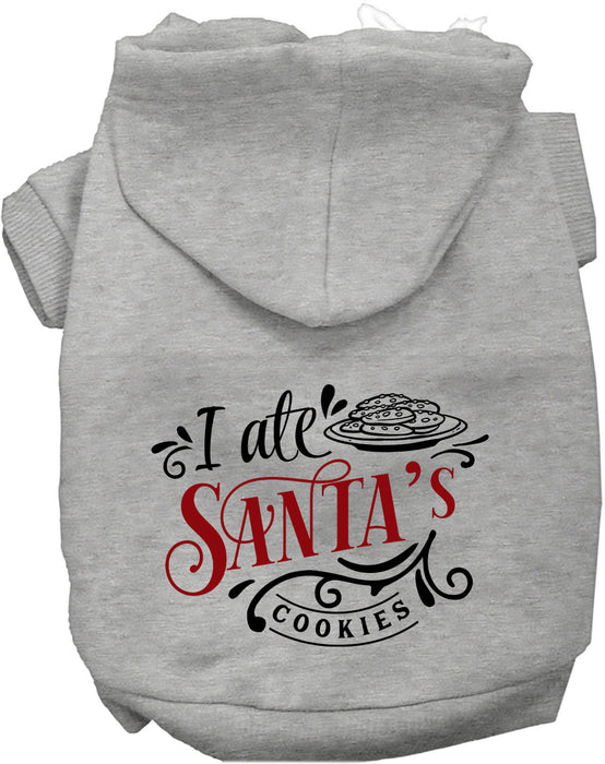 I Ate Santa's Cookies Pet Hoodie