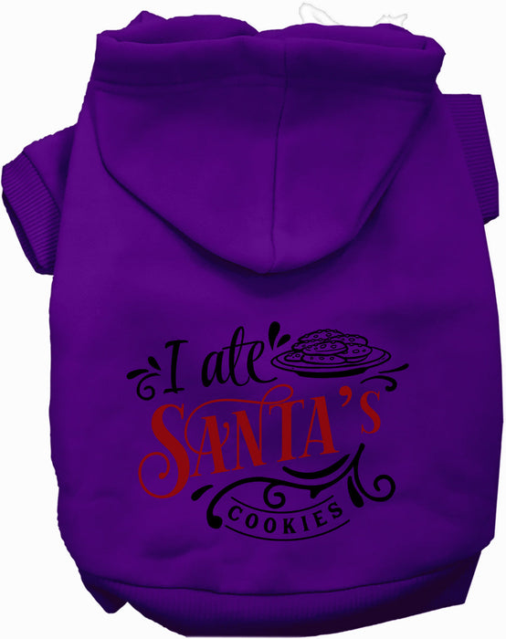I Ate Santa's Cookies Pet Hoodie