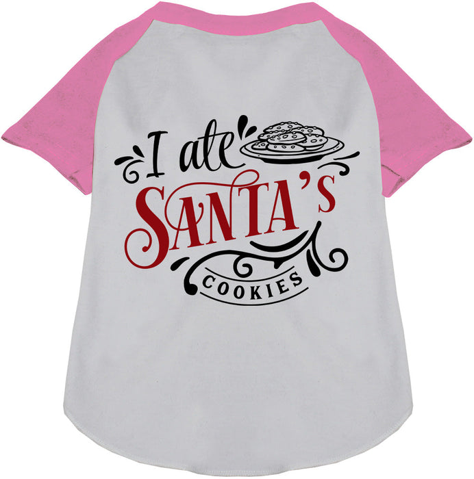 I Ate Santa's Cookies Pet Raglan Shirt