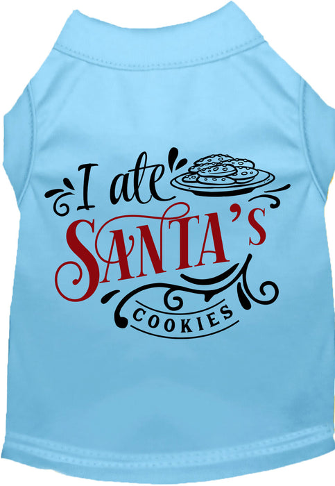 I Ate Santa's Cookies Pet Shirt