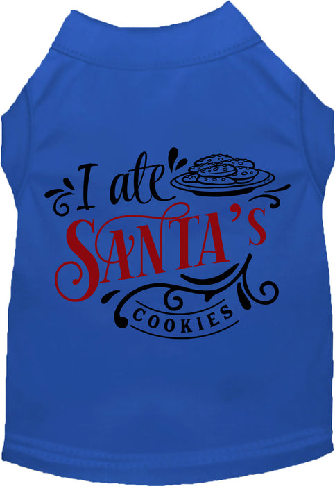 I Ate Santa's Cookies Pet Shirt