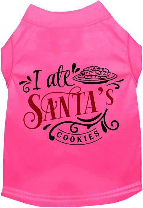 I Ate Santa's Cookies Pet Shirt