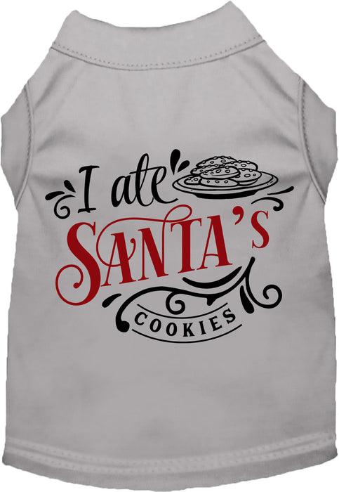 I Ate Santa's Cookies Pet Shirt