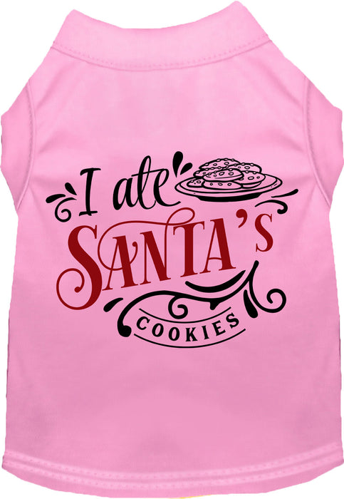 I Ate Santa's Cookies Pet Shirt
