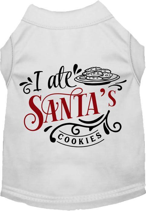 I Ate Santa's Cookies Pet Shirt