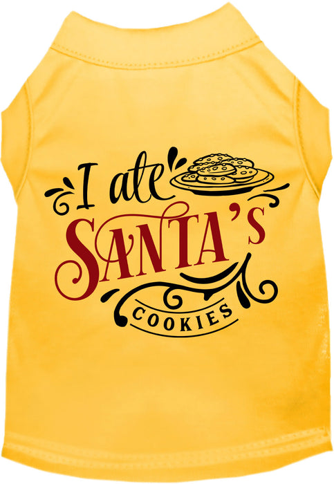 I Ate Santa's Cookies Pet Shirt