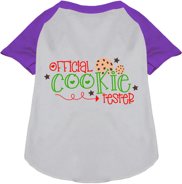 Official Cookie Tester Pet Raglan Shirt