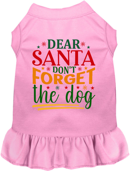 Don't Forget the Dog! Christmas Pet Dress
