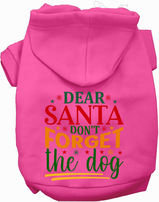 Don't Forget the Dog! Christmas Pet Hoodie