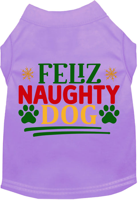 Feliz Naughty Dog Pet Shirt