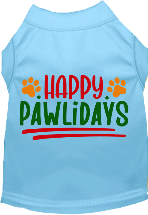 Happy Pawlidays Pet Shirt