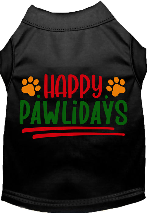 Happy Pawlidays Pet Shirt