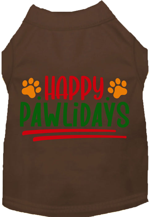 Happy Pawlidays Pet Shirt