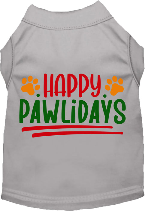 Happy Pawlidays Pet Shirt