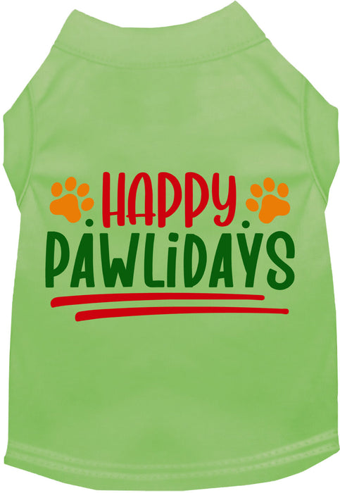 Happy Pawlidays Pet Shirt