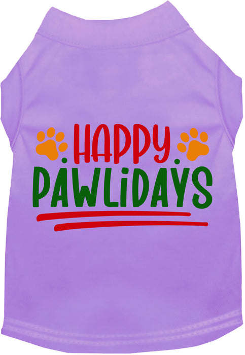 Happy Pawlidays Pet Shirt