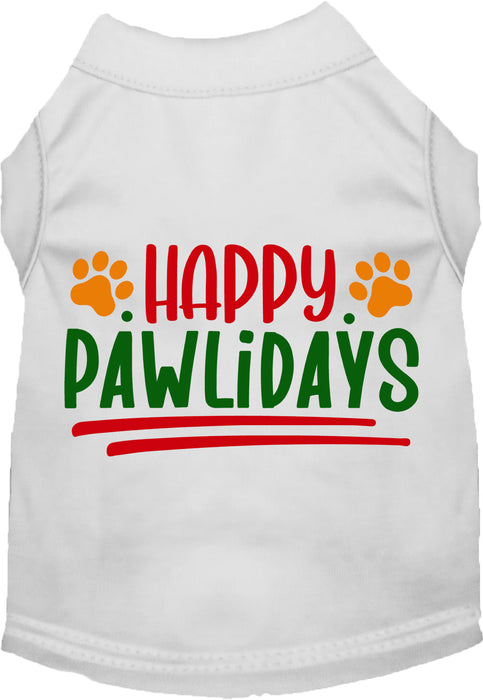 Happy Pawlidays Pet Shirt