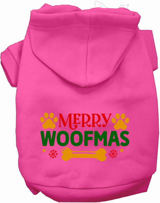 Merry Woofmas Christmas Pet Hoodie