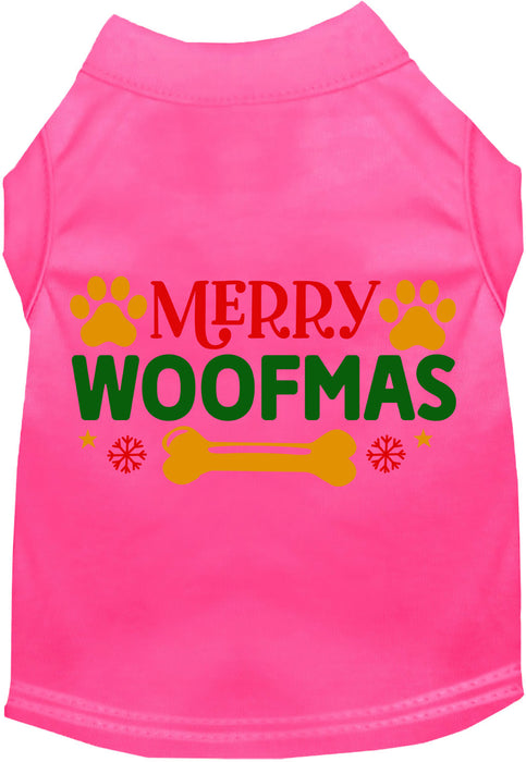 Merry Woofmas Pet Shirt