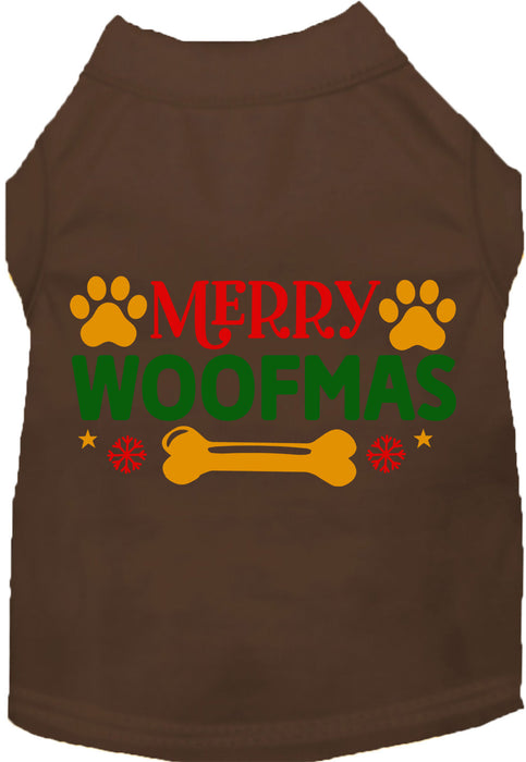 Merry Woofmas Pet Shirt