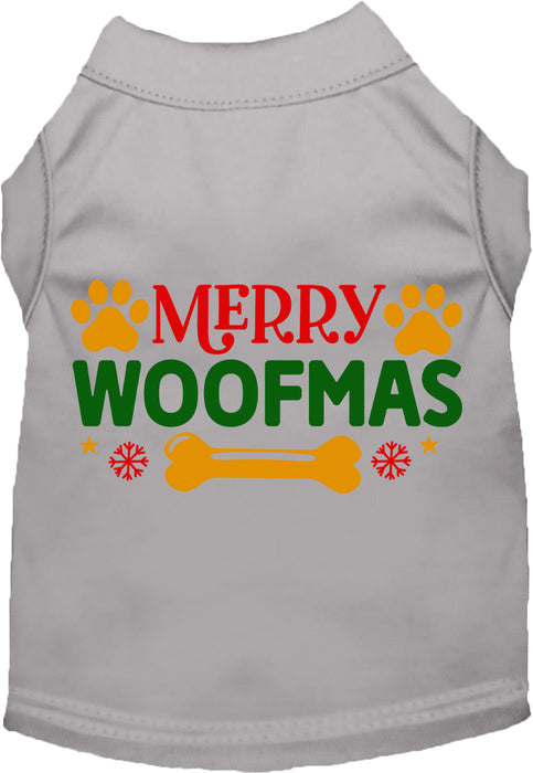 Merry Woofmas Pet Shirt