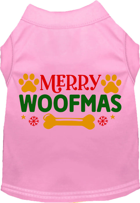 Merry Woofmas Pet Shirt